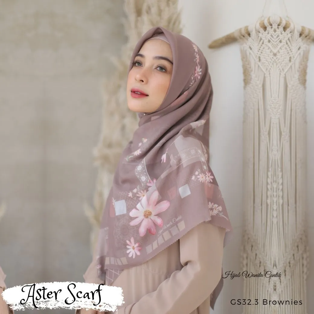 Aster Scarf - GS32.3 Brownies