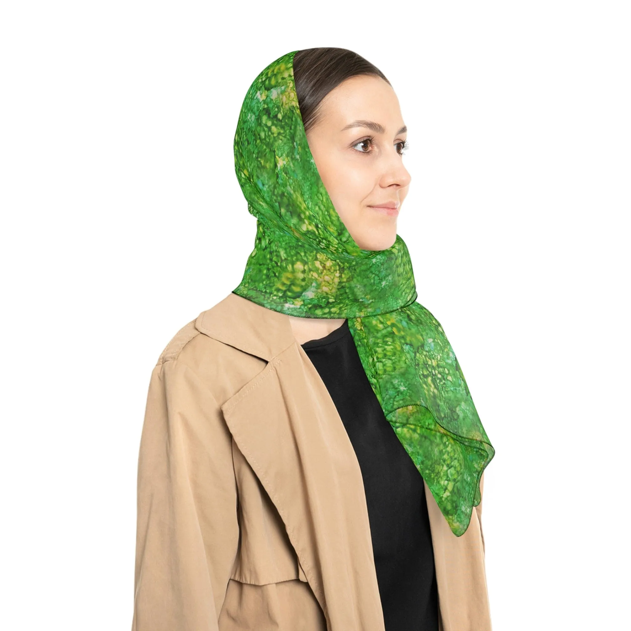 Chiffon Scarf - Emerald Dreams