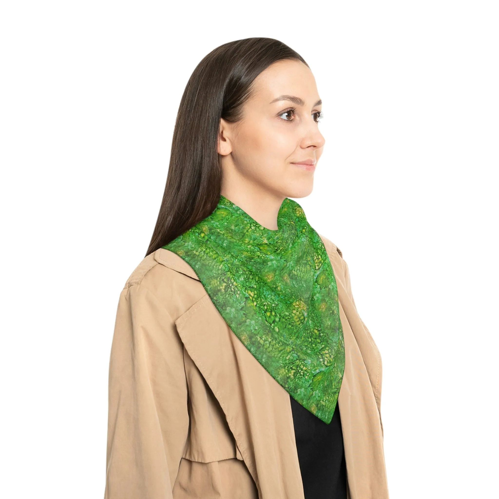 Chiffon Scarf - Emerald Dreams