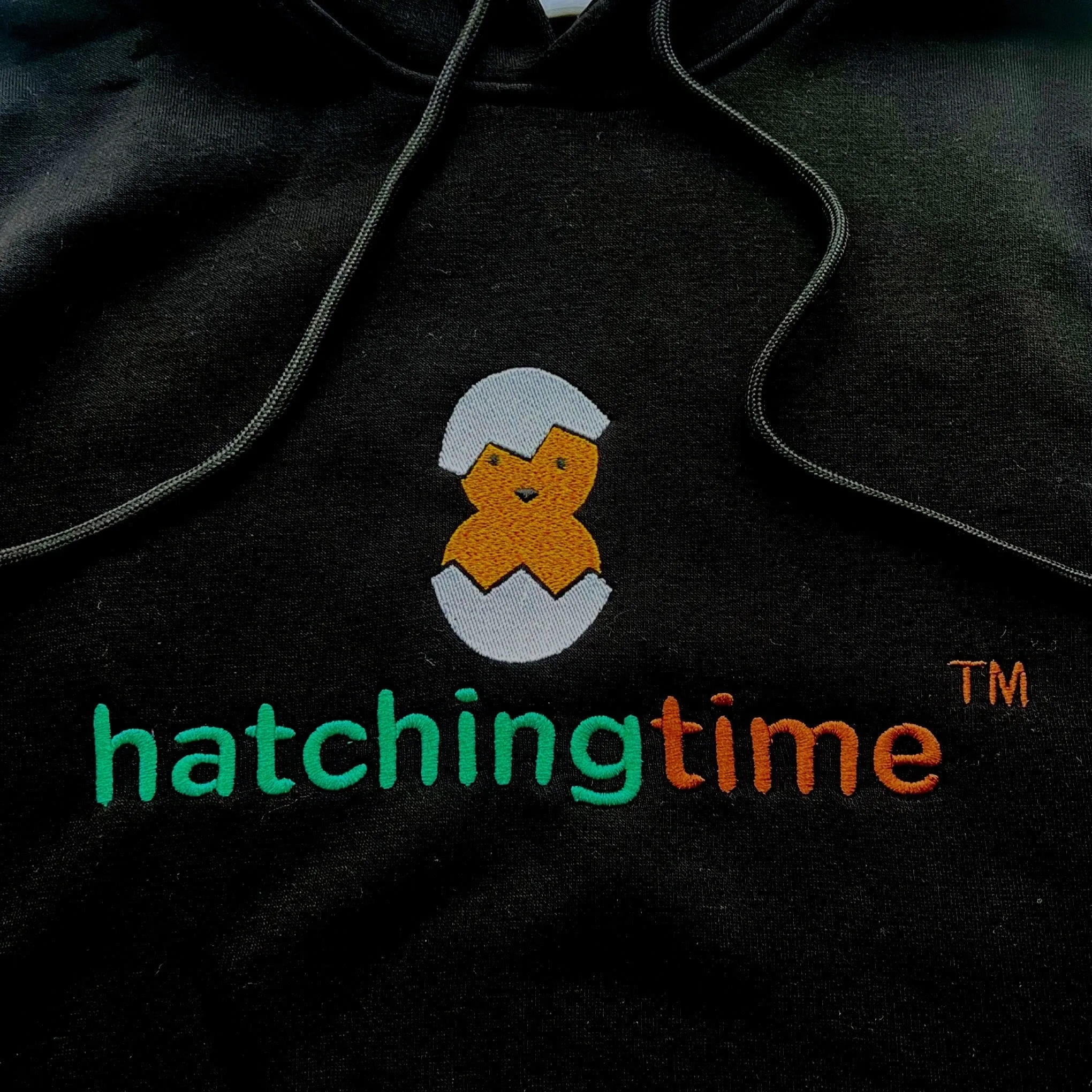 Hatching Time Unisex Hoodie (Black)