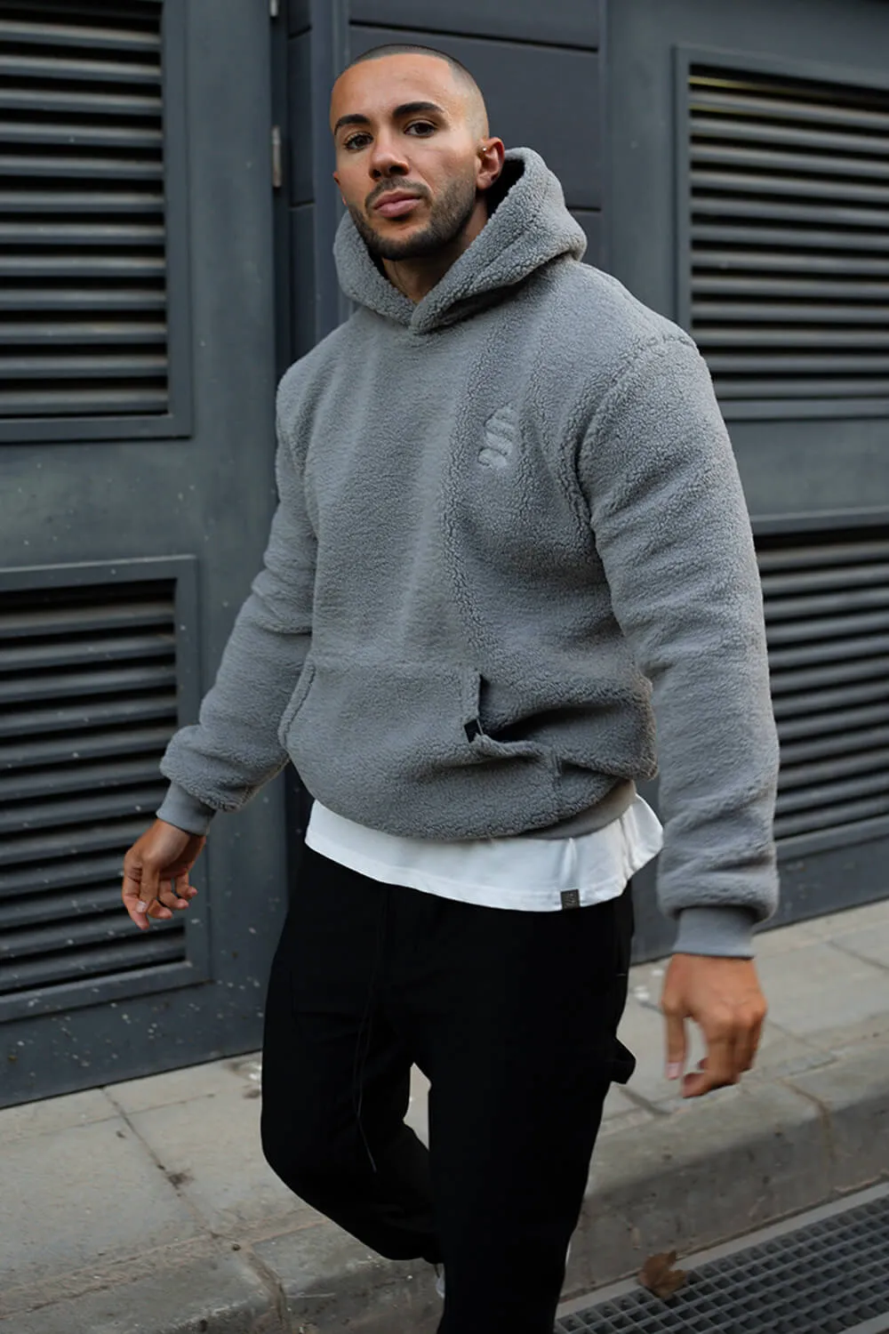 Ikon Borg Hoodie - Grey