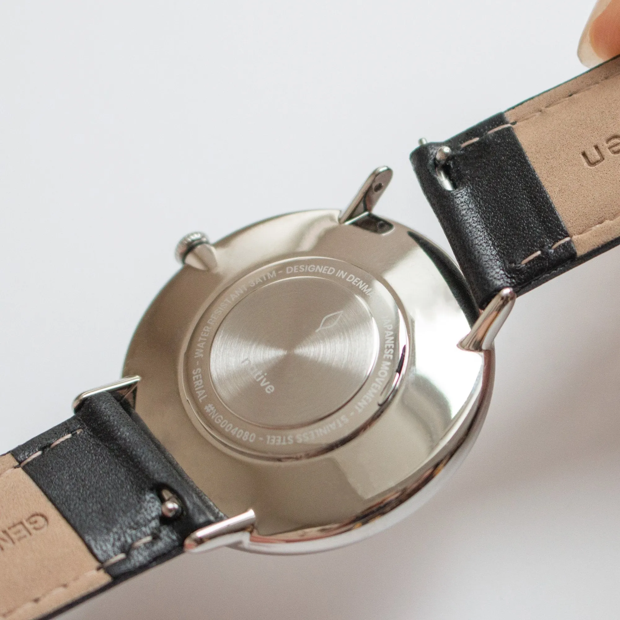 Native | Black Dial - Navy Blue Leather