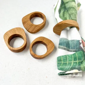 Oak Napkin Rings