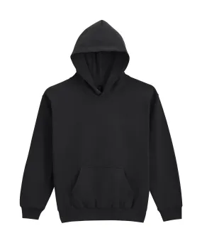 Softstyle midweight fleece youth hoodie | Black